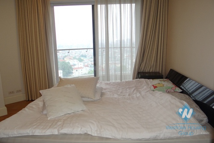 High floor three bedrooms apartment for rent in Golden Westlake, Ha Noi